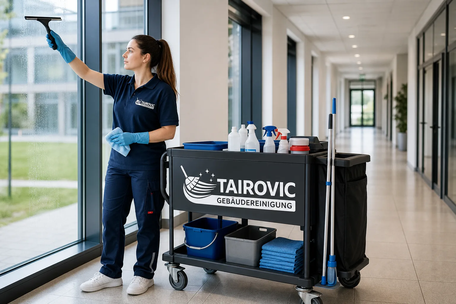 Gebäudereinigung Neuwied — Tairovic Gebäudeservice Treppenhausreinigung in Neuwied durch Tairovic Gebäudeservice